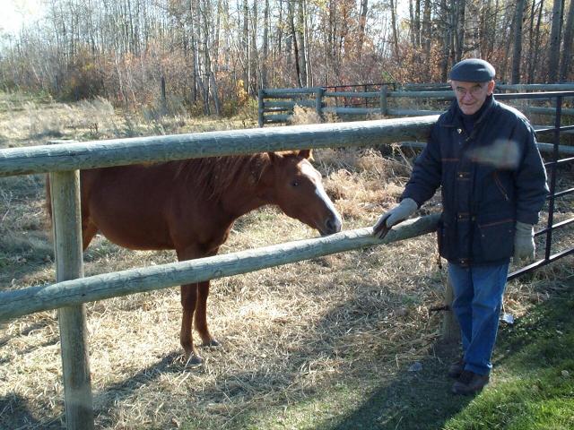 Uncle Michael & a pony